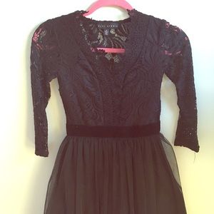 Black cocktail dress